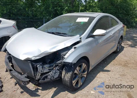 2014 Hyundai Elantra Coupe from USA, damaged, VIN KMHDH6AH4EU024170